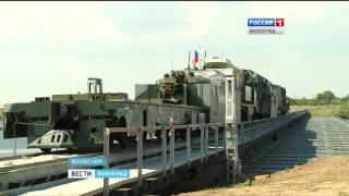 Учения военных железнодорожников под Волгоградом