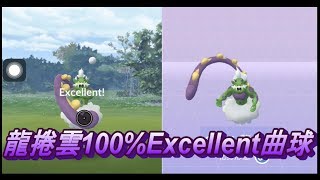 龍捲雲100%Excellent 曲球  Pokemon Go ポケモンGO トルネロス Tornadus  토네로스  攻略法  エクセレント 定圈 龍捲雲抓法 教學