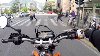 Motovlog tattico nella mia città - KTM 690 smc