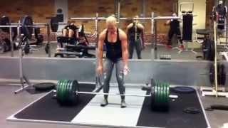 Sarah Backman deadlift 160kg / 353lbs