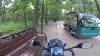 Путешествие в Царицыно.Travel to Tsaritsyno Park, Moscow 2018.Скутеры для инвалидов.Mobility scooter