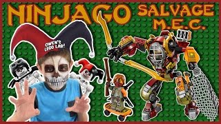 Kid Review - LEGO Ninjago Salvage M.E.C. #70592 Time Lapse Build & Demo