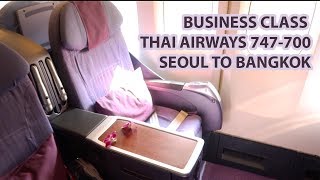 REVIEW | Business Class Thai Airways Boeing 747-700 from Seoul to Bangkok