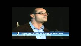 Presentació Solidaritat Catalana a Sant Cugat avi