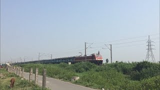 Amritsar - Bandra Terminus Paschim Express with WAP4 - Indian Railways.