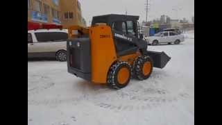 Мини погрузчик LONKING CDM 312 процесс тест драйва