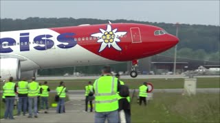 [HD MOVIE] Airside spotting with great evening traffic at Zurich Airport - 23/05/2015