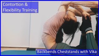 Contortion Training by Flexyart 134: Super Vika Backbends  - Also for Yoga, Poledance, Ballet, Dance
