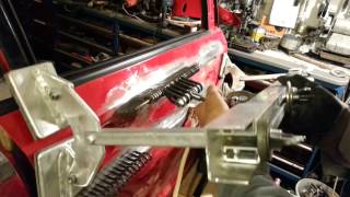 рихтовка двери vw up!самодельным споттером Виталия Каховка GARAGE .spotter своими руками