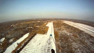 Лебедка Джедай, первый полет в Хабаровске.