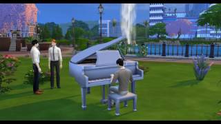 The Sims 4 Sing Song Pop on Piano,  Hush Now, My Love