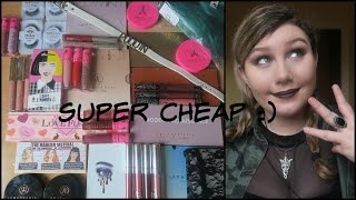ALIEXPRESS HAUL #3 (Zoeva, Too Faced, Colourpop, Anastasia)