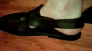 male sandal and foot