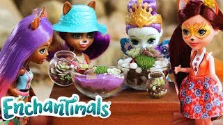 Enchantimals | DIY Mini Terrarium - Raelin Raccon | Crafts for Kids | Toys For Kids