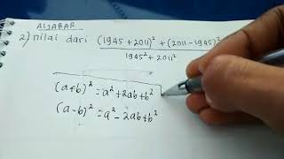 latihan aljabar olimpiade matematika soal 2