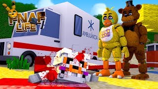 Minecraft FIVE NIGHTS AT FREDDY FAZBEAR'S LIFE-CHICA'S AND FREDDY'S BABY FELL 1000 FEET!!!