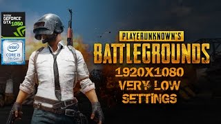 Playerunknown's BattleGrounds Test Gameplay Gtx1050 i5-7300HQ Very Low
