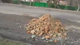 Скандальный ремонт дороги в г. Смела