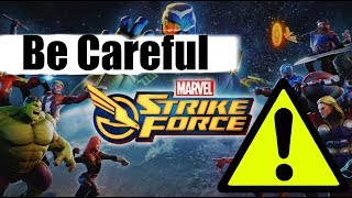 Be Careful when downloading Marvel Strike Force!