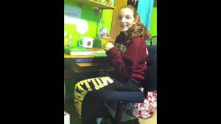 Hiccuping candy girl