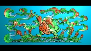 JDPaint 5.21, Thiết Kế Con Rùa Tứ Linh 3D