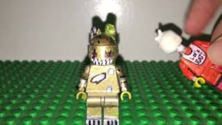 Custom Lego FNAF Springtrap and Bonnie mini figures