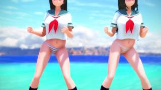 【MMD】縞パンダンサーズでLove&Joy【R-18】1080p 60fps