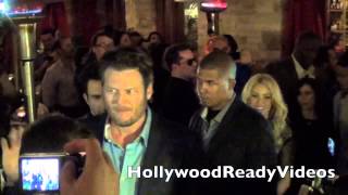 The Voice Coaches Blake, Shakira, Usher, and Adam Arrive to The Grove LA for Extra Interview!