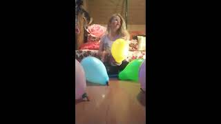 Pilates and popping balloons ?