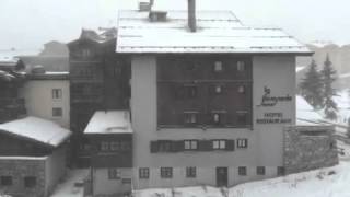 Пурга в Валь д'Изере