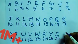 Alphabet & Number Remembering Trick !!! | HackMyMind
