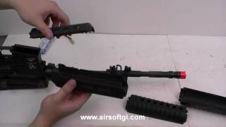 Airsoft GI 101 - M4 Handguard and Battery Installation - Magpul Handguard Install