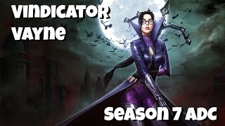 League of Legends: Vindicator Vayne ADC Gameplay