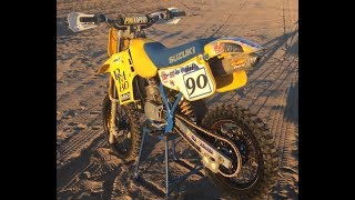 project 1990 RM80 wrap up and test ride