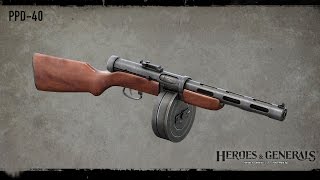 Герои и генералы игра с ПП. ППД-40