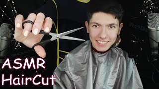 АСМР✂️РЕАЛЬНАЯ СТРИЖКА ВОЛОС✂️Парикмахерская?ASMR REAL HAIRCUT✁Hairdresser✁Массаж головы?massage