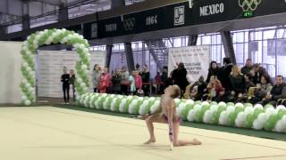 ІІІ всеукраинский турнир «Maksy Cup», 21-23.04.2017, Запорожье Синеокая Настя 2004 булавы