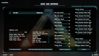 ARK: Survival Evolved XONE PS4  Sliders Explained - Resistance + Damage