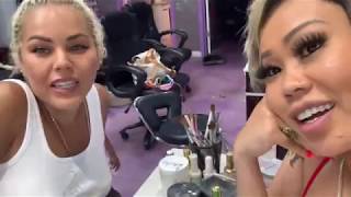 Doing Msjackyoh nails ?? bling elegant broken glass nail tutorial