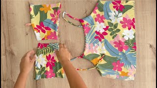 HACER VESTIDO FÁCIL, HACER VESTIDO LARGO DE FLORES - DIY DRESS TUTORIAL, HOW TO MAKE A DRESS EASY