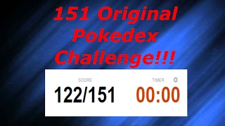 151 Original Pokemon Challenge!!!