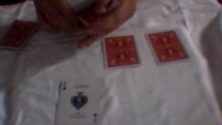 4 aces trick 模仿劉謙 撲克的隱形翅膀