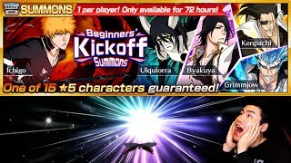 4-IN-1 MULTI?! Beginner's Kickoff Guaranteed 5-Star Summons! | Bleach Brave Souls