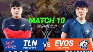 ROV PRO LEAGUE : Talon Esports ? Evos Esports : Week 2 Day 1