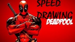 КАК БЫСТРО НАРИСОВАТЬ ДЭДПУЛА / SPEED DRAWING OD DEADPOOL