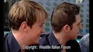 Westlife @ Italian TRL (4th December 2001, part 1)