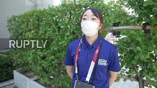 Queues form at Tokyo Games press centre as capacity limits imposed due to COVID