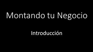 Montando tu Negocio de Panadería - Introducción