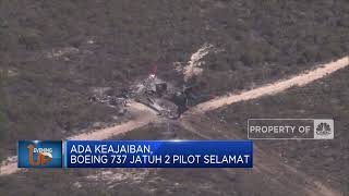 Ada Keajaiban, Boeing 737 Jatuh 2 Pilot Selamat