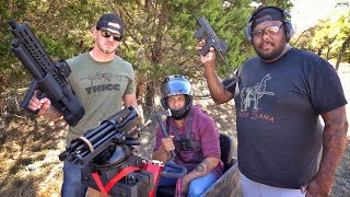3 Extremely Unique Guns On a Scooter